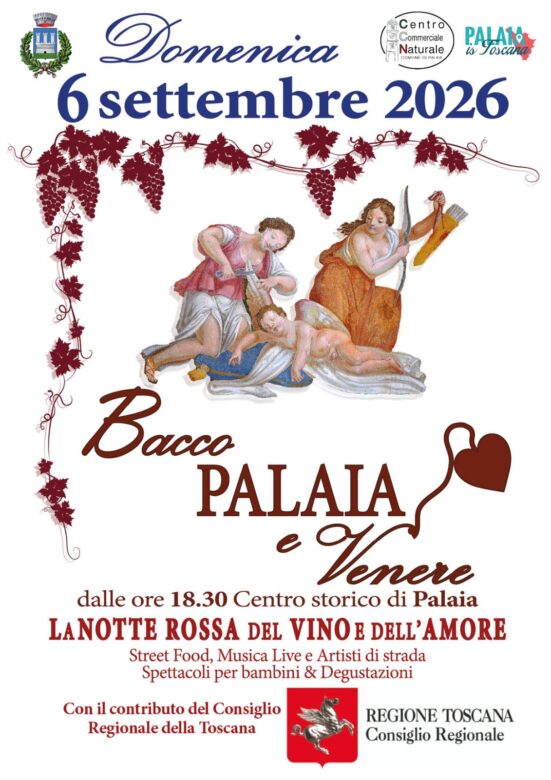 BACCO PALAIA E VENERE 2026